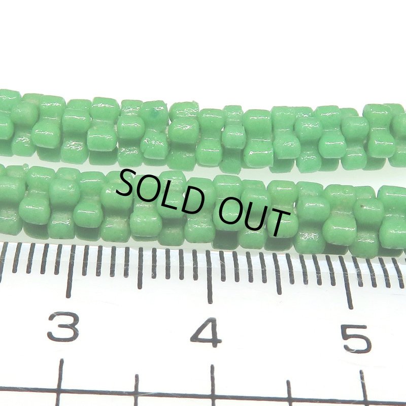 画像2: フラワービーズ　緑色（複数在庫あり） (2)