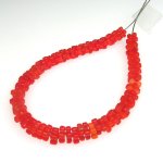 画像1: フラワービーズ 赤Mix短連 (1)