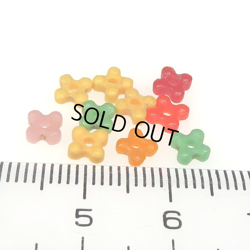 画像4: フラワービーズ　緑色（複数在庫あり） (4)