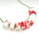 画像1: カカンバ白赤　中10個セット（複数在庫あり） (1)