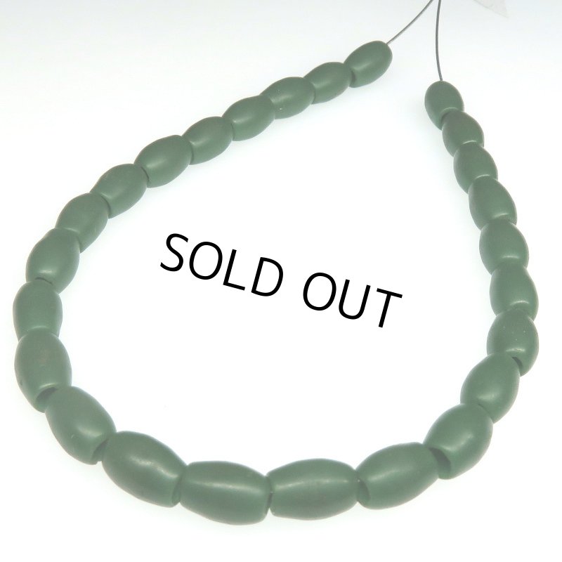 画像1: ライスビーズ　深緑　短連 (1)