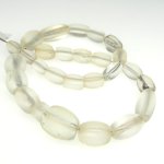 画像1: ボヘミアクリアオーバルビーズ　短連 (1)