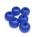 画像1: ボヘミア　ブルー玉　6個セット (1)