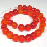 画像1: オレンジクリアボヘミアン短連 (1)