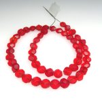 画像1: レッドクリアボヘミアン多面体　短連 (1)