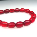 画像3: レッドクリアボヘミアン棗型　短連 (3)