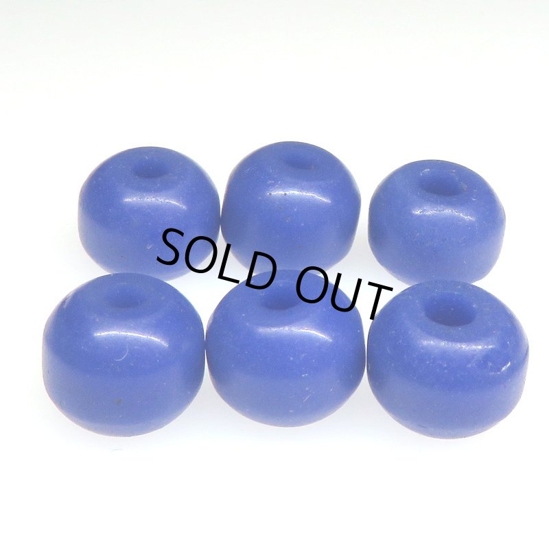 画像2: ボヘミア　ブルー玉　6個セット (2)