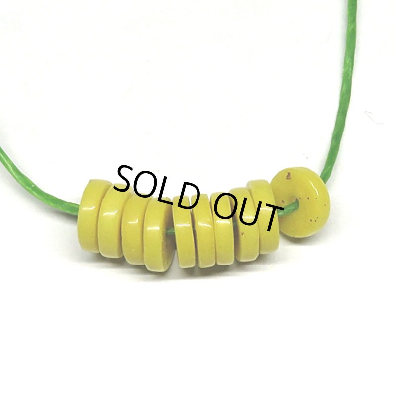 画像1: ボヘミアンディスク　黄小10個セット（複数在庫あり） (1)