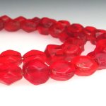 画像3: レッドクリアボヘミアン多面体　短連 (3)