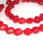 画像5: レッドクリアボヘミアン多面体　短連 (5)