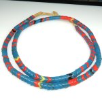 画像1: スネークビーズ　ブルーMIｘ (1)