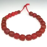 画像1: ブラウンレッドボヘミアン短連 (1)