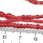 画像2: 極小〜小粒金赤ホワイトハーツ　ロング連 (2)