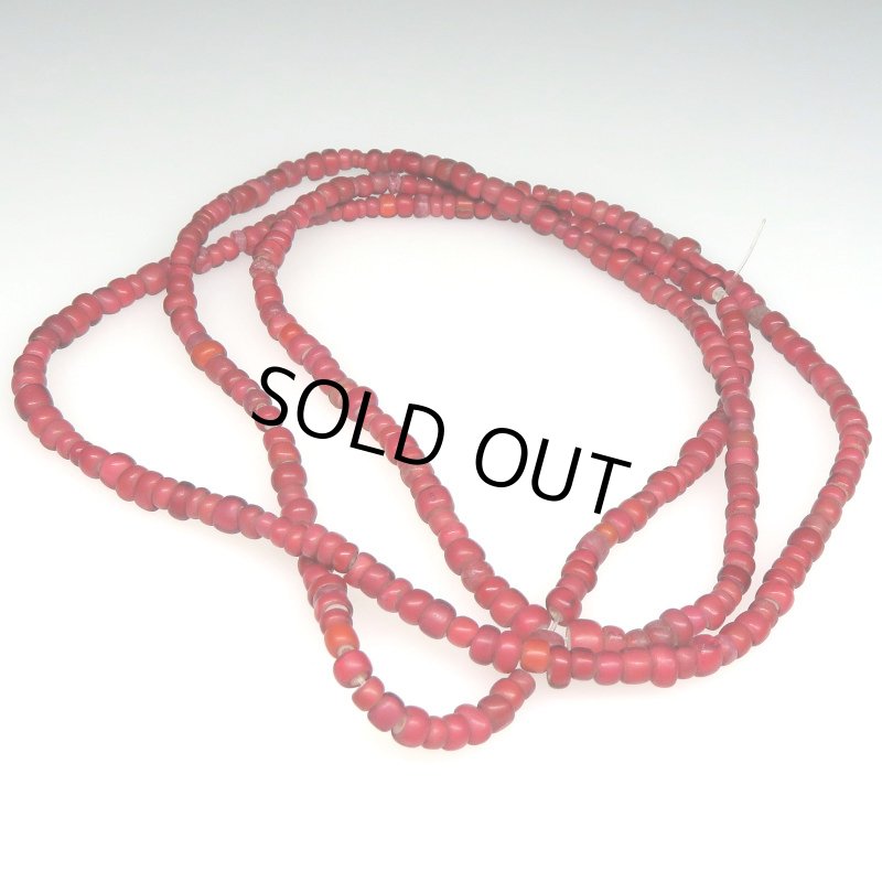 画像1: 小粒金赤ホワイトハーツ　ロング連 (1)