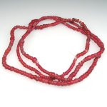 画像1: 極小〜小粒金赤ホワイトハーツ　ロング連 (1)