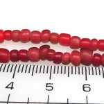 画像2: 金赤+血赤ホワイトハーツ　短連 (2)