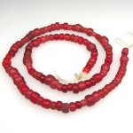 画像1: 金赤+血赤ホワイトハーツ　短連 (1)