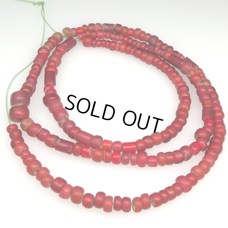 画像1: 深い金赤ホワイトハーツ連 (1)