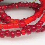 画像4: 濃赤ホワイトハーツ+チューブ型Mix連 (4)