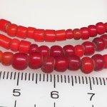 画像2: 濃赤ホワイトハーツ+チューブ型Mix連 (2)