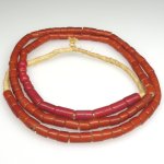 画像1: チューブ型金赤ホワイトハーツ連 (1)