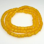 画像1: 山吹色チューブ型ホワイトハーツ連　少し太め（複数在庫あり） (1)