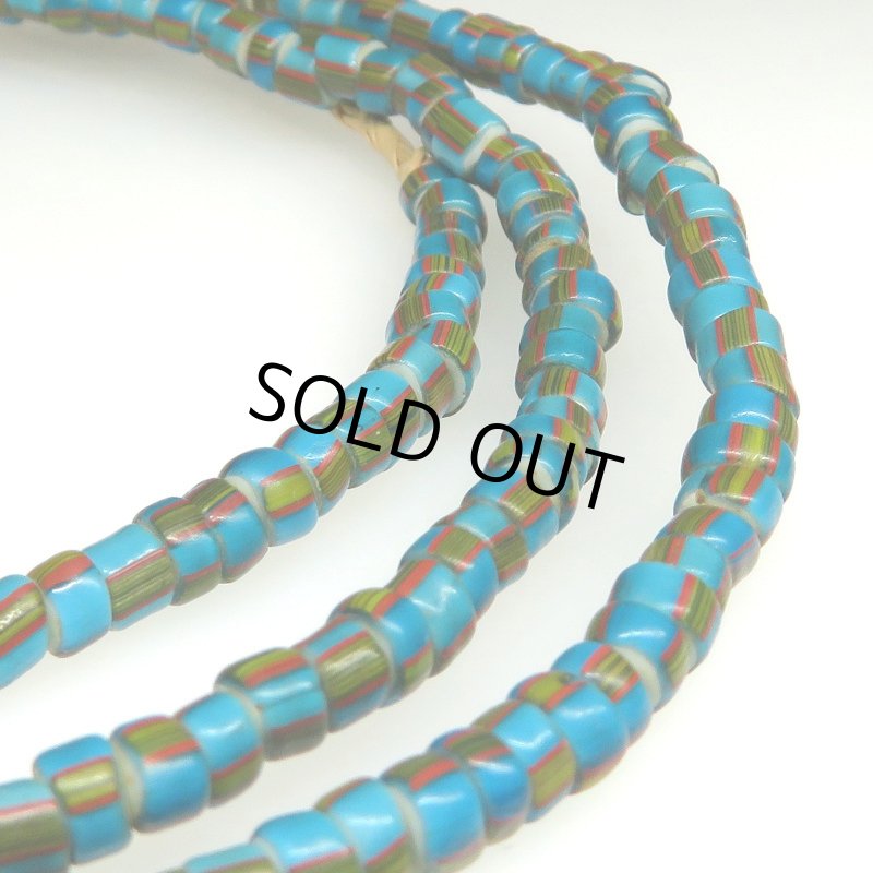 画像3: オールドブルーホワイトハーツ筋玉Mix連 (3)