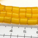 画像2: 山吹色チューブ型ホワイトハーツ連　少し太め（複数在庫あり） (2)