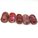 画像3: 風化渋赤ホワイトハーツ　チューブ型　5個セット (3)