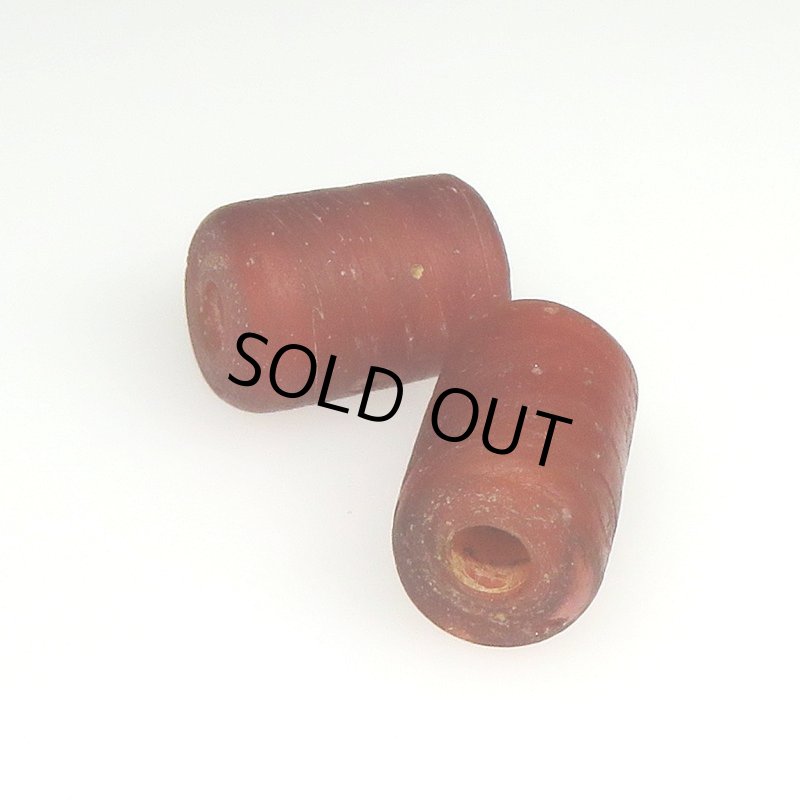 画像1: 渋赤ホワイトハーツ　チューブ型　2個セット (1)