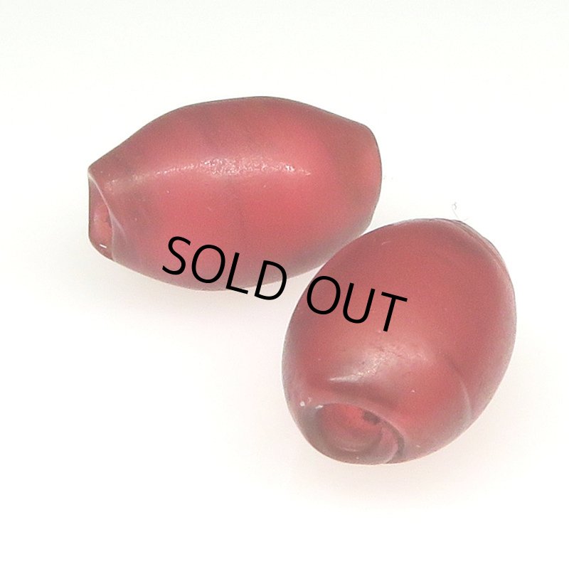 画像1: 紡錘型ホワイトハーツ　2個セット (1)