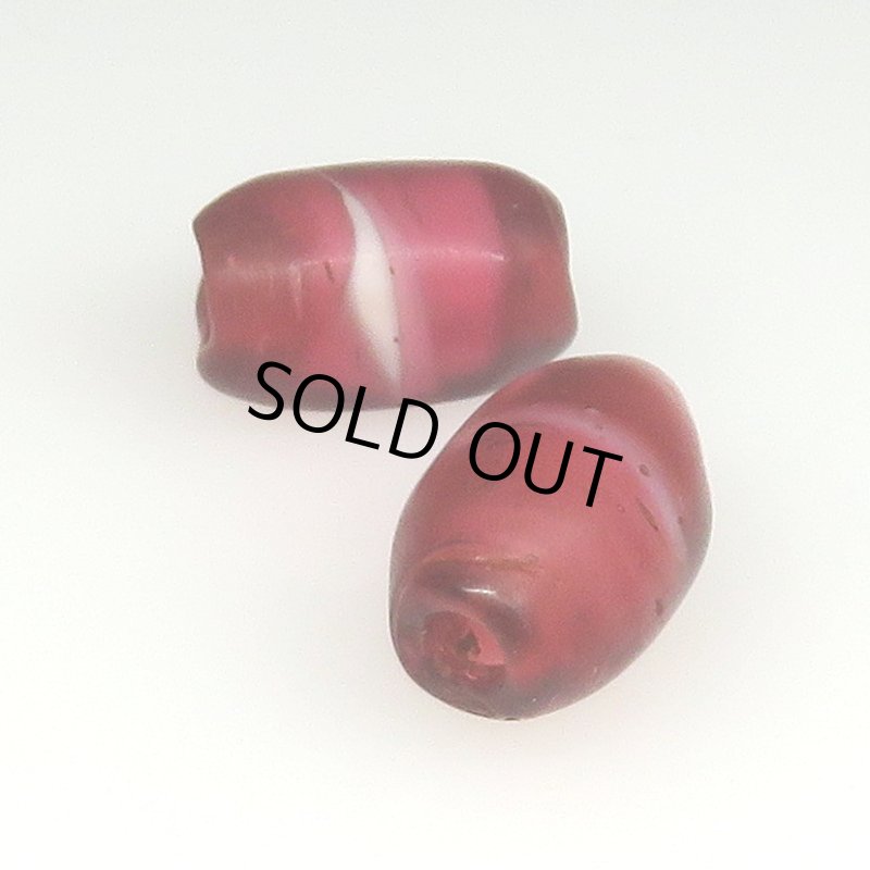 画像1: 紡錘型ホワイトハーツ　2個セット (1)