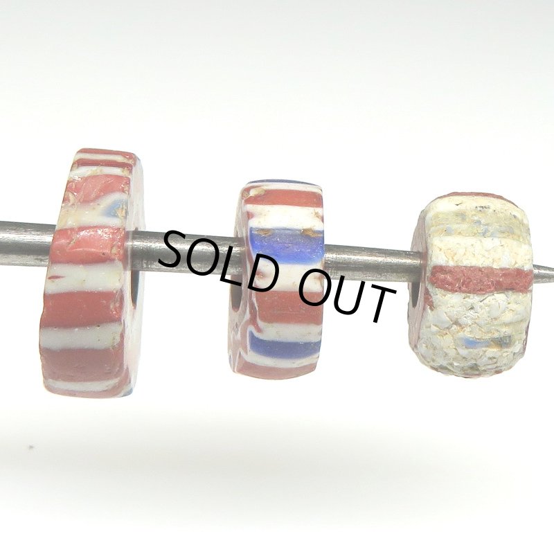 画像4: 古4層シェブロン　3個セット (4)