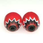 画像4: レッドシェブロン小粒　2個セット (4)