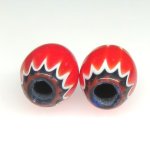 画像4: レッドシェブロン小粒　2個セット (4)