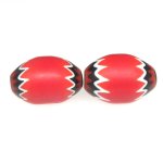 画像2: レッドシェブロン小粒　2個セット (2)