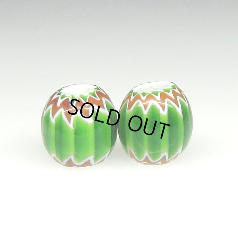 画像2: 6層グリーンシェブロン　2個セット (2)