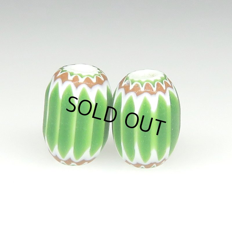 画像2: 6層グリーンシェブロン　2個セット (2)