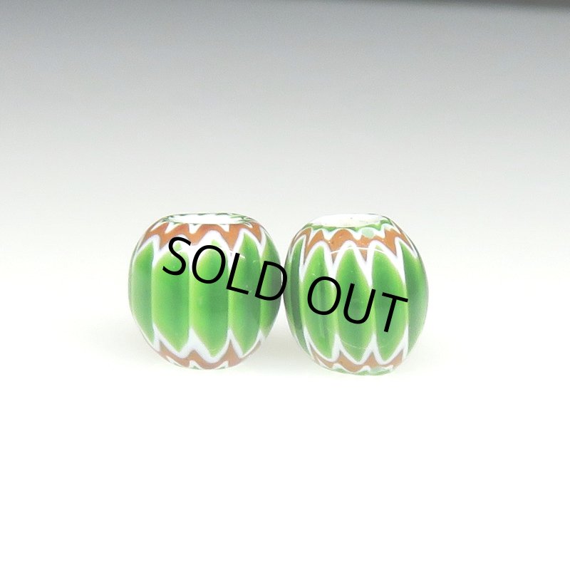 画像1: 6層グリーンシェブロン　2個セット (1)