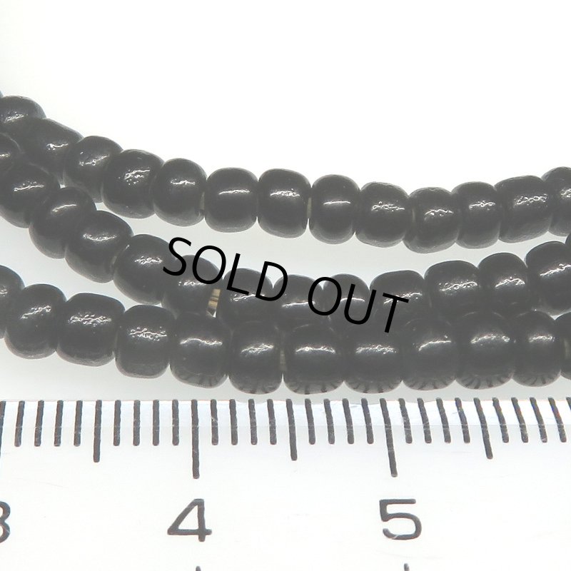 画像4: 黒のシードビーズ連 (4)