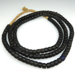 画像1: 黒のシードビーズ太連 (1)