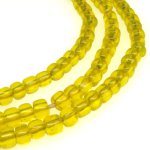 画像3: クリアイエローのシードビーズ連 (3)