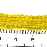 画像2: クリアイエローのシードビーズ連 (2)