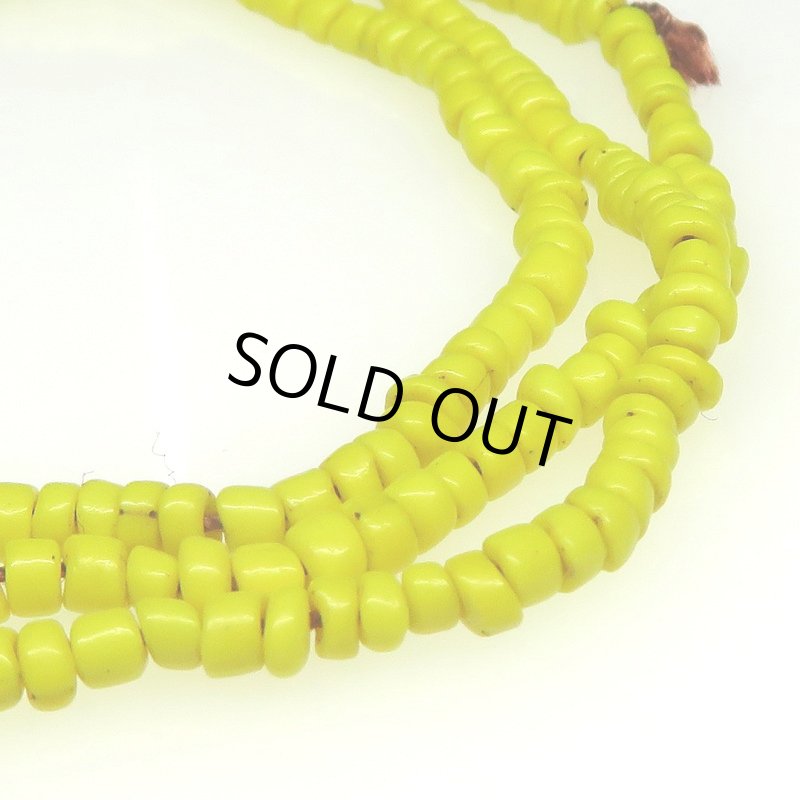 画像3: 黄色のシードビーズ連 (3)