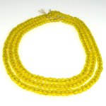 画像1: クリアイエローのシードビーズ連 (1)