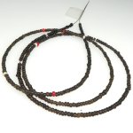 画像1: ブラウンクリアシードビーズ連 (1)