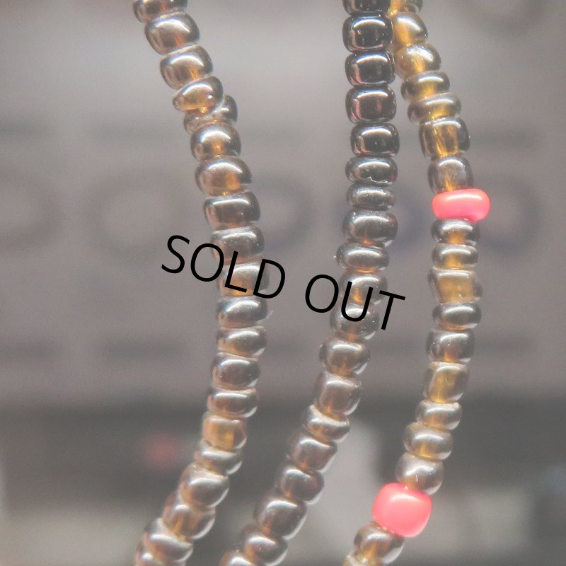 画像4: ブラウンクリアシードビーズ連 (4)