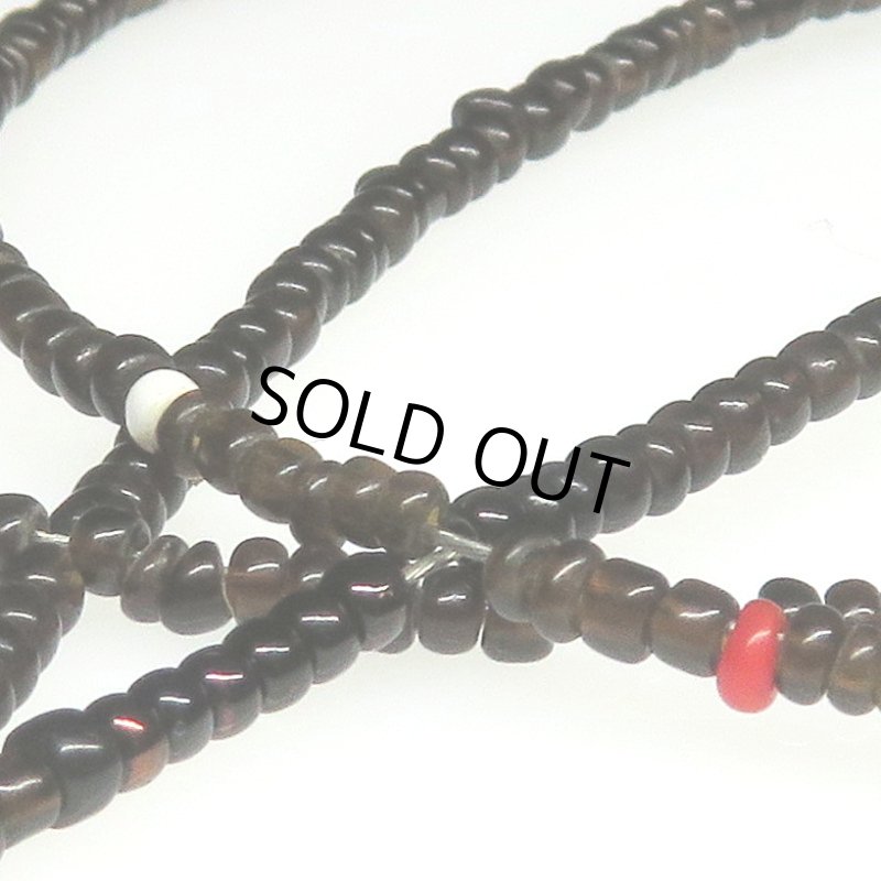 画像3: ブラウンクリアシードビーズ連 (3)