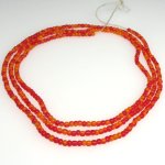 画像1: 赤とオレンジの極小シード連 (1)