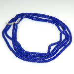 画像1: ネイビーシードビーズ　ロング連 (1)